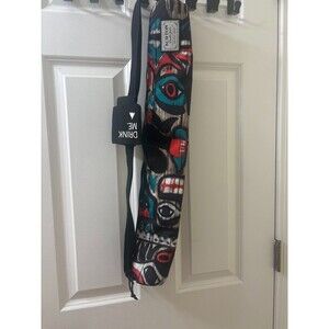 Burton Over the Shoulder Beer Holder Cooler 5 cans Picasso style face print